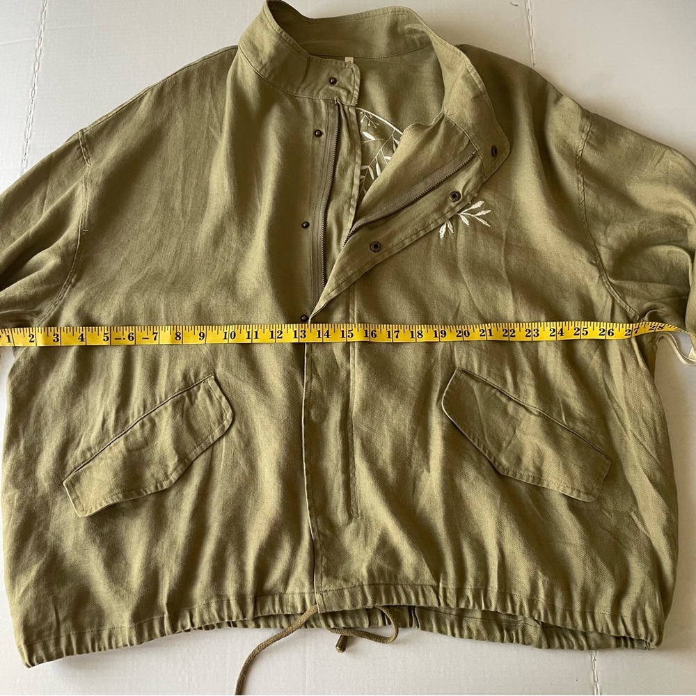 Rylee + Cru Sage Embroidered Floral Utility Jacket - Picture 5 of 9